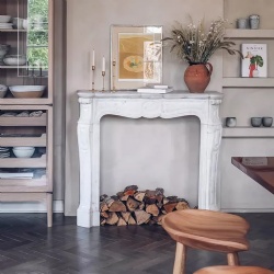 Faux Fireplace Mantel