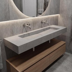 Floating Concrete Vanity