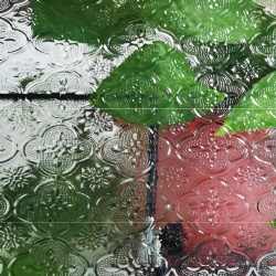 Flora Pattern Textured Building Glass