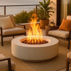 GFRC Fire Pit for Hotel Guestroom