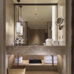 Grey Emperador Marble Bathroom Vanities