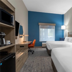 HPL Horizontal Surface Casegood Construction in Holiday Inn Express