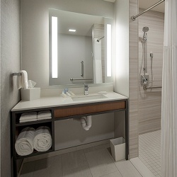 Hilton Garden Inn bathroom furniture vanities