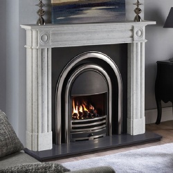 Hogarth Carrara Marble Mantel