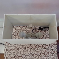 Hotel Table Lighting with Convenient Outlet and USB Port