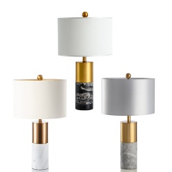 Hotel Table Lighting with Marble Base