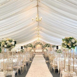 Interior Lining & Curtains for Marquees and Event Tents