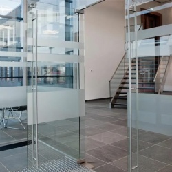 Interior stylish glass door