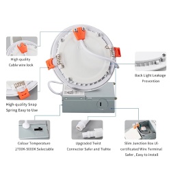 LED Downlight in Hotel Hallway