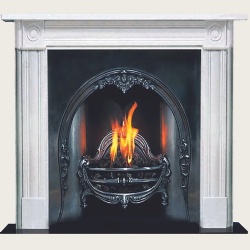 Late Georgian design White Marble Surround