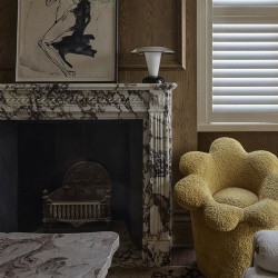 Louis XVI reproduction fireplace surround Vogue Living