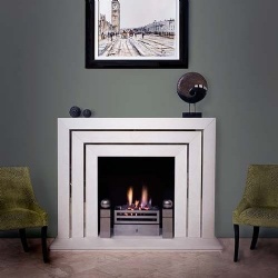 Madison Limestone Fireplace Surround