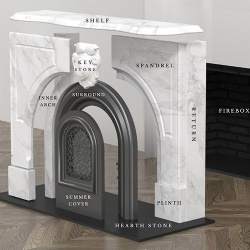 Marble Fireplace Mantel Components