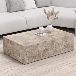 Marble cube coffee table furniture
