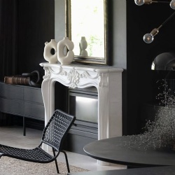 Marble fireplace Belle Magazine AU