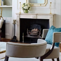 Marble fireplace mantel for Langham Hotel Sydney