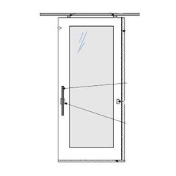 Marriott compliant guestroom barn doors