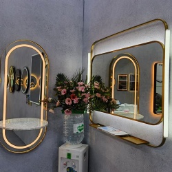 Metal Frame Wall Mirror for Bathroom