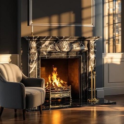 Popular Marble Fireplace Mantel Styles in the United States