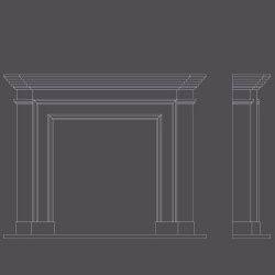 Regency Fireplace Mantel Design