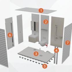 SMC Modular Bathroom