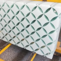 Solar control opaque silkscreen printed glass