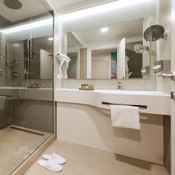 Solid Surface Bathroom Vanities with Towel Slot