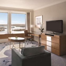 TV Stand Writing Desk and Task Chair for Shangri La in Sydney