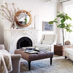 The Andrea Neo-Palladian 125 English Marble Fireplace Mantel