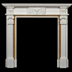 Utah Marble Chimneypiece English Fireplace