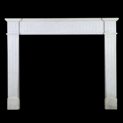 Vintage Carrara Fireplace Surround Reproduction
