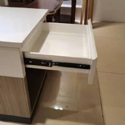 White Painted Interior Sliding Furniture Drawer