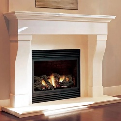 bespoke carved marble fireplace surround