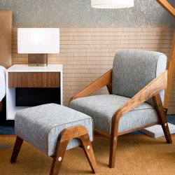 fire retardant fabric hotel chair