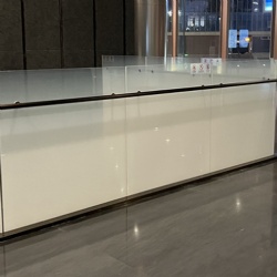 gradient silkscreen printed glass for glass balustrade