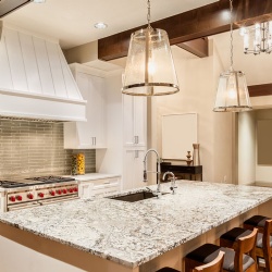 granite countertops open living spaces