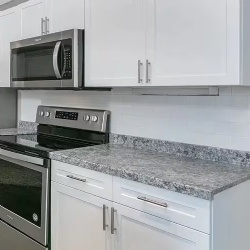 granite kitchen countertop for student apartment