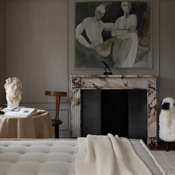 hand carved stone fireplaces