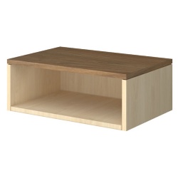 hotel room wall mounted nightstand