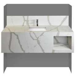 hotel style floating bath vanity