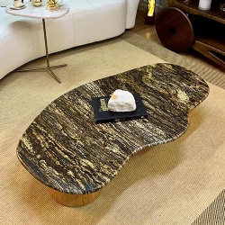luxury stone coffee table