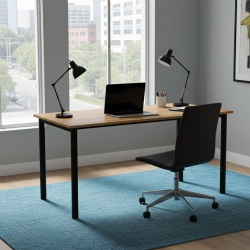 metal frame desk