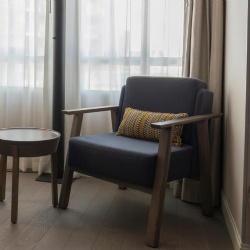 modern lounge chair for hotel guest room