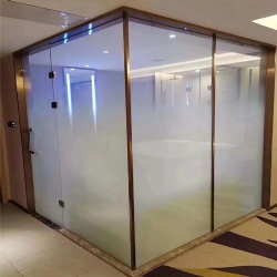 privacy glass partition for hotel toilet